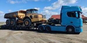 Volvo A35E: 11,2 x 3,2 x 3,7 / 35 000kg